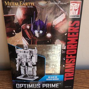 Metal Earth Optimus Prime Transformers 3D Metal Model Kit NIB